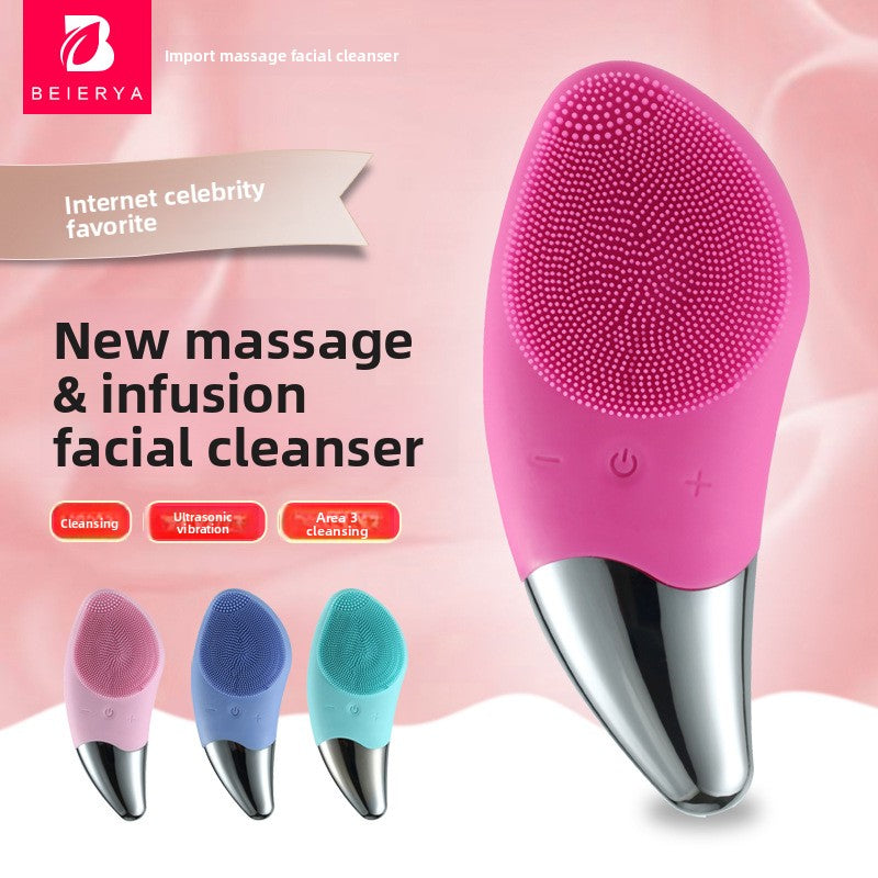 Ultrasonic Silicone Facial Cleanser
